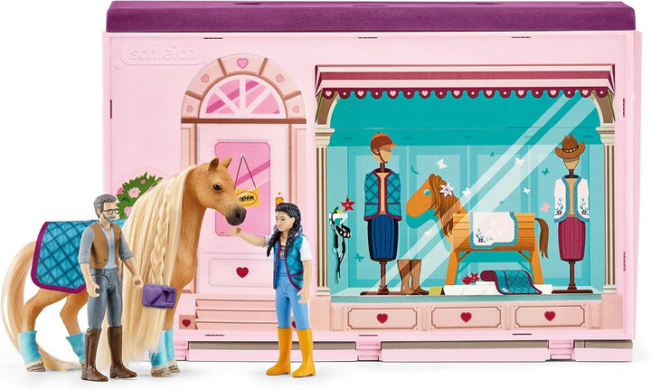 schleich 42587 Pop-Up Boutique , für Kinder ab 4+ Jahren, HORSE CLUB Sofia's Beauties - Spielset