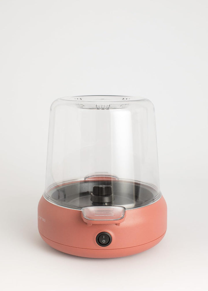 CREATE/POPCORN MAKER STUDIO/Popcornmaschine mit Butterschmelzer Terrakotta/einfache Bedienung, bis z