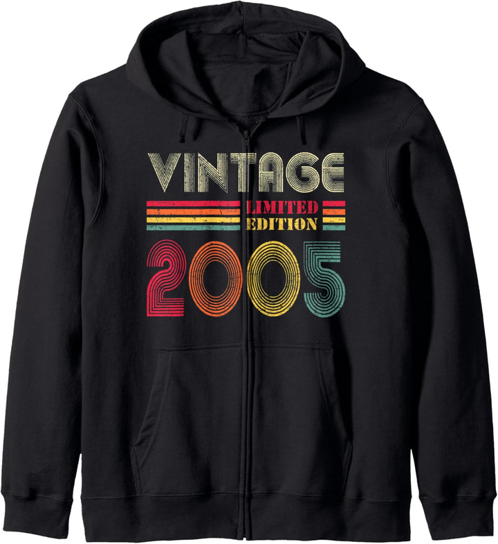 18. Geburtstag Junge Mädchen 18 Jahre 2005 Lustig Geschenk Kapuzenjacke