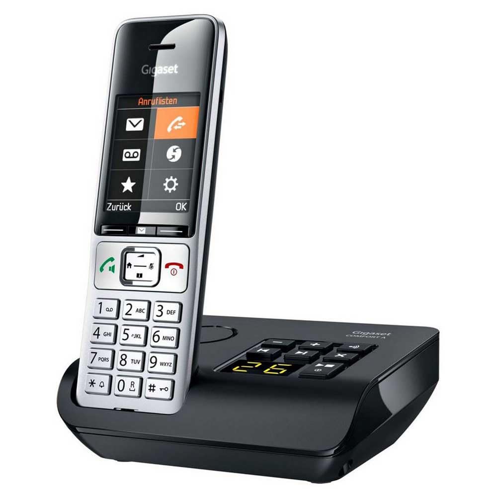 Gigaset Comfort 500A DECT, Gap Schnurloses Telefon analog Babyphone, Freisprechen, für Hörgeräte kom