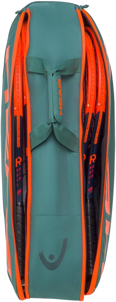 HEAD Unisex – Erwachsene Pro Racquet Bag Tennistasche, Cyan/orange M Cyan/Orange, M Cyan/Orange