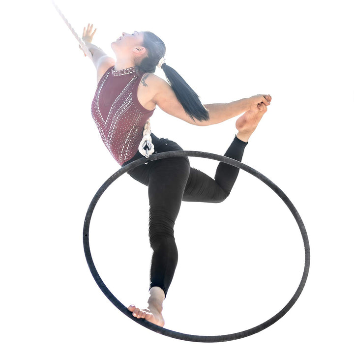 Play Juggling - Aerial Hoop fit für Luftakrobatik und Aerobic - Durchmesser 85 bis 110 cm - Befestig