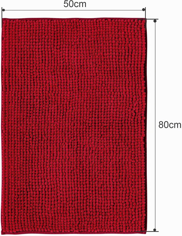 Decomira Badematte rutschfest | Als Badteppich Set kombinierbar | Badezimmer-Teppich Bad-Vorleger wa