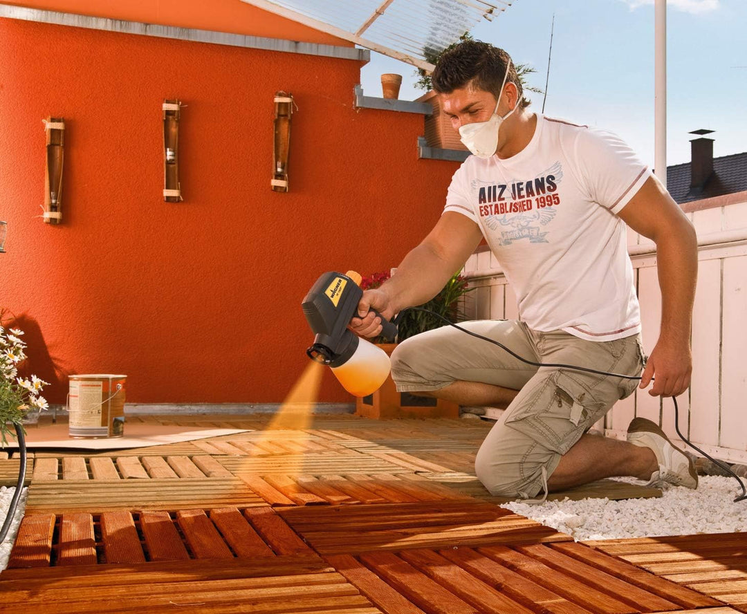 WAGNER Farbsprühsystem W 180 P für lösemittelhaltige & wasserlösliche Farben im Innen- und Aussenber