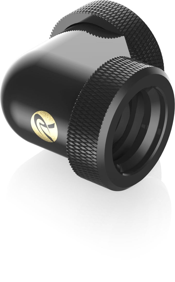 Raijintek Anschluss PELIAS D160906, 16 mm, 90 Grad Adapter, 6er-Pack, Schwarz
