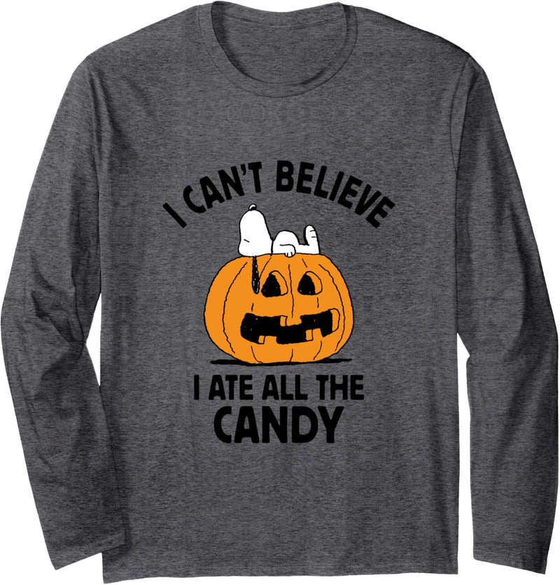 Peanuts Halloween Süssigkeiten Langarmshirt