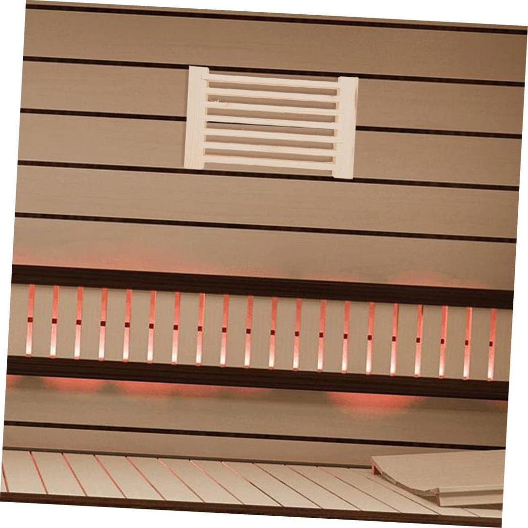 Yardwe Sauna Lüftungsgitter Holz Rechteckige Belüftungsplatte Für Saunaraum Und Dampfbad Langlebige