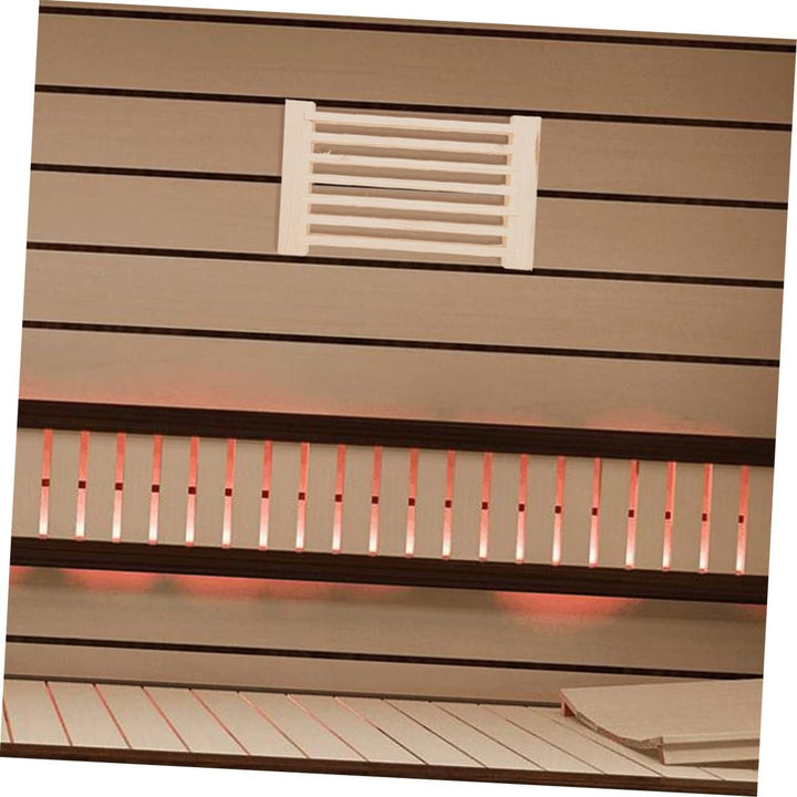 Yardwe Sauna Lüftungsgitter Holz Rechteckige Belüftungsplatte Für Saunaraum Und Dampfbad Langlebige