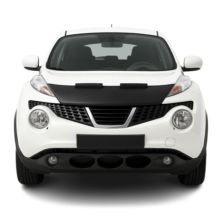Haubenbra Bonnet Bra Steinschlagschutzmaske kompatibel mit Nissan Juke 2010-2014 1x Halb Motorhaubes