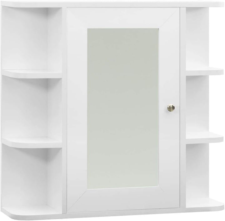 TEWTX7 Spiegelschrank Badezimmerspiegelschrank Badezimmerschrank mit Ablagen Badschrank Schminkschra