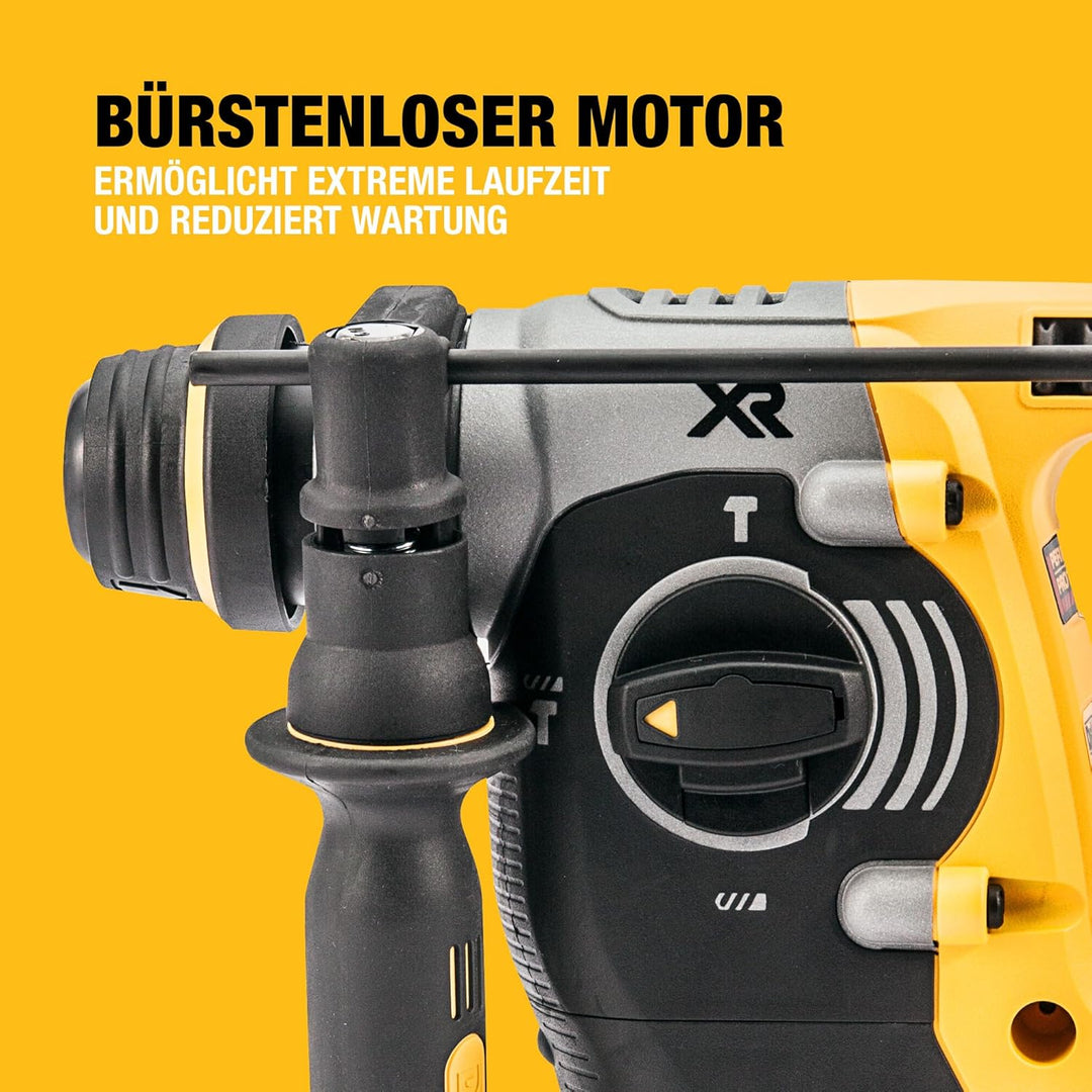 Dewalt 18 Volt SDS-plus Akku Kombihammer DCH273P2T (24 mm) (Dreh- und Schlagstopp, bürstenloser Moto