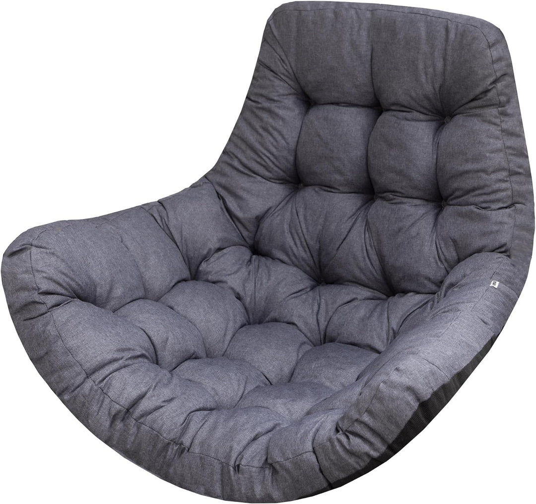 Bjird Hängesessel Kissen, Polster, Auflage für Polyrattan & Rattan Hängeschaukel, Sitzauflage für Hä
