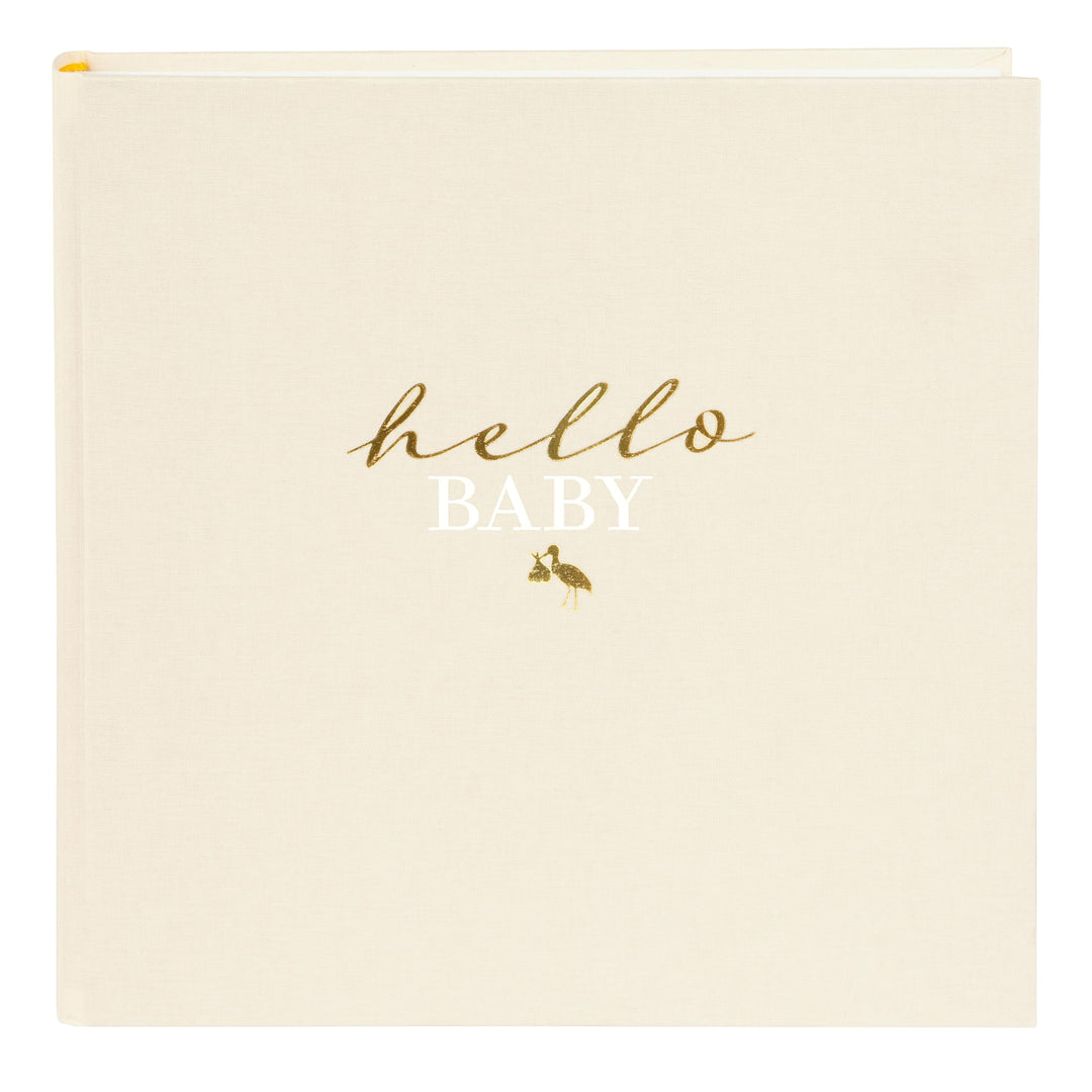 GOLDBUCH Hello Baby Beige Baby Album with 60 pages size 30x31 cm