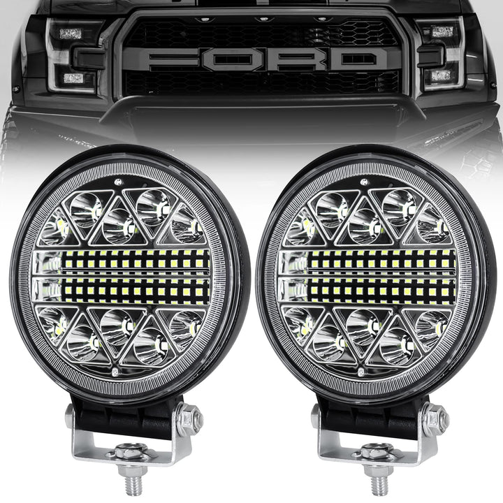 Dinfu 102W LED Arbeitsscheinwerfer，Rückfahrscheinwerfer led 12V/24V traktor 15000LM scheinwerfer Off
