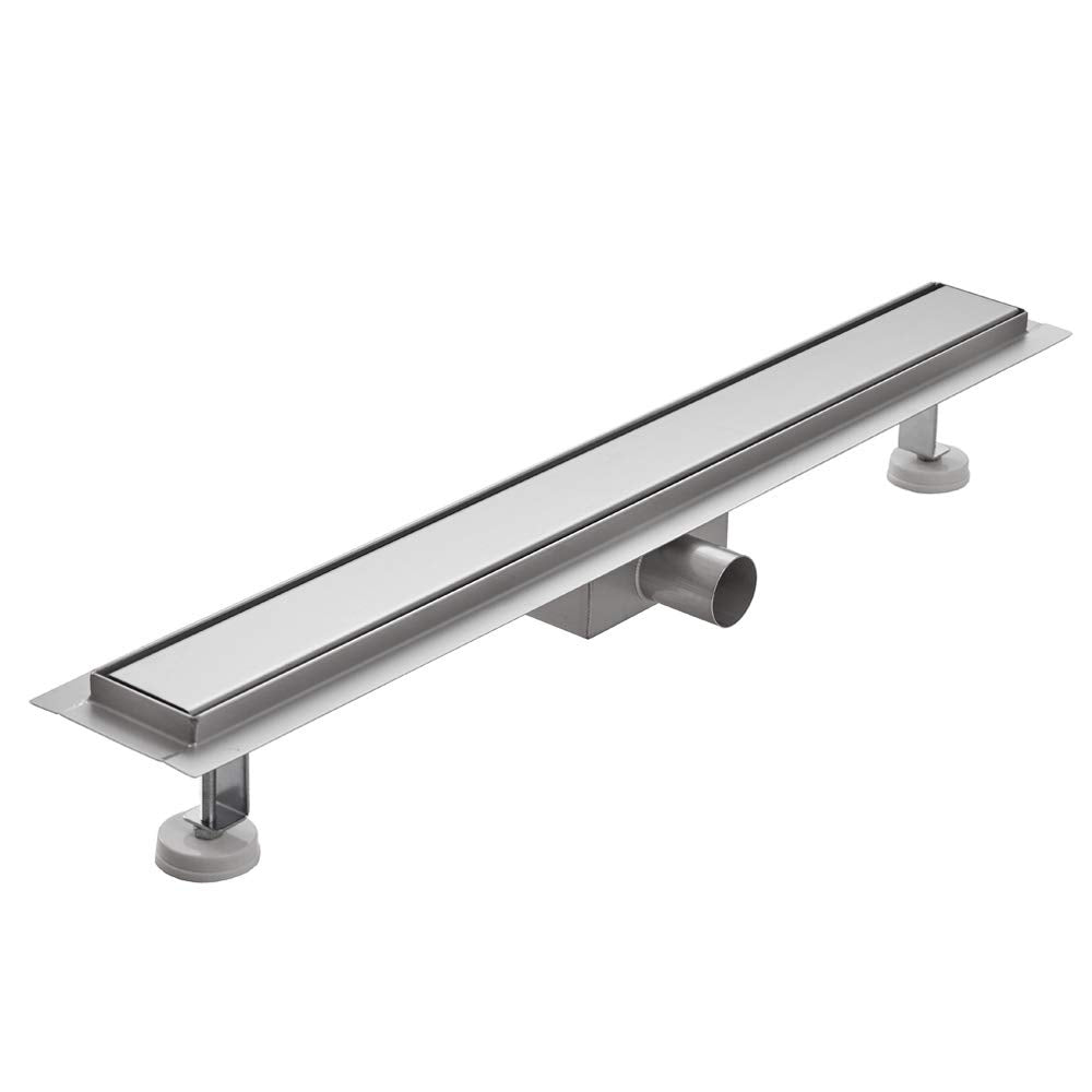Edelstahl Bodenablauf Duschrinne Ablaufrinne Siphon Dusche 50-120 cm 7 Muster Sanlingo, Design:Gesch
