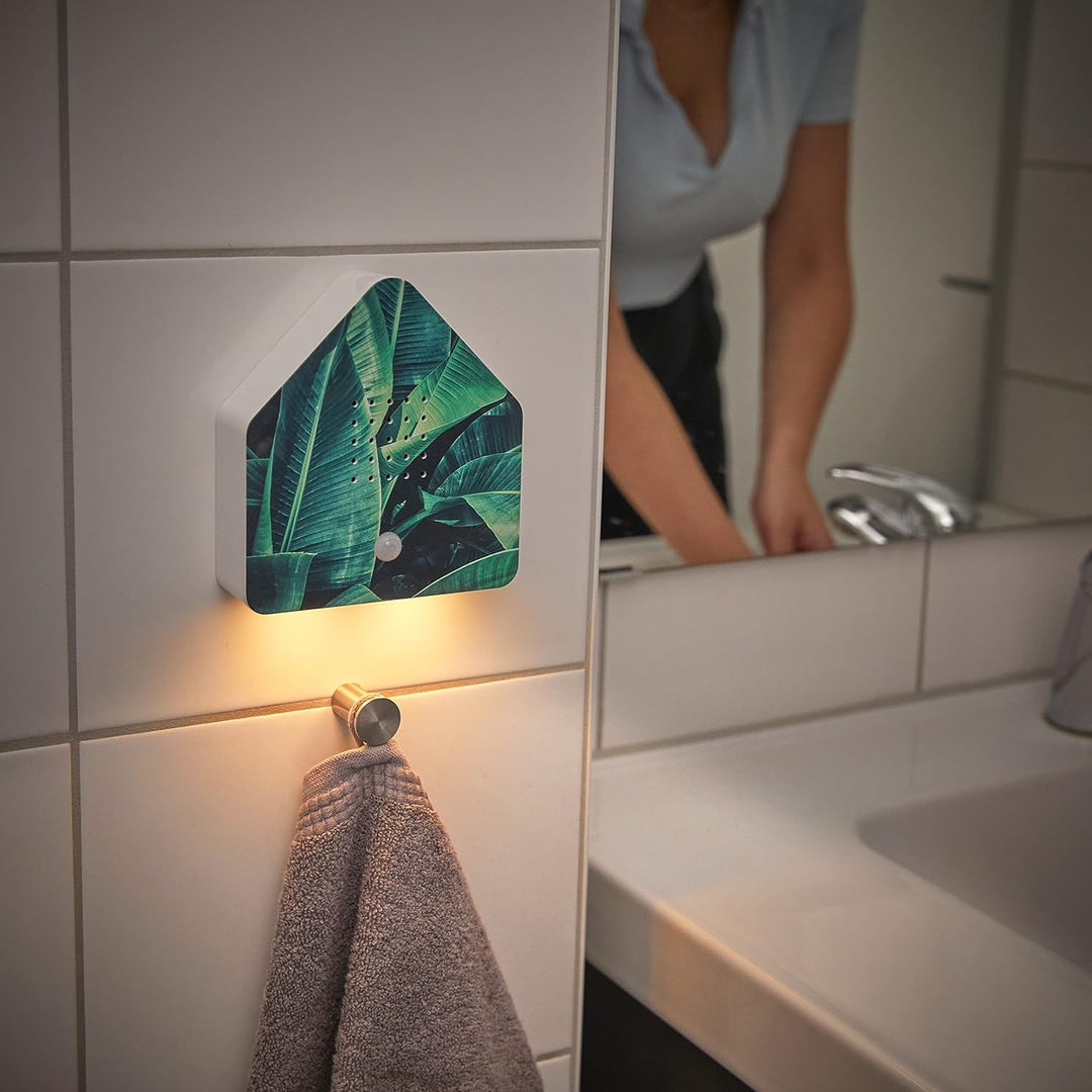 Northpoint Naturgeräuschebox Vogel Gesang Vogelzwitscher Box Bewegungsmelder Vogelgeräusche Licht Au