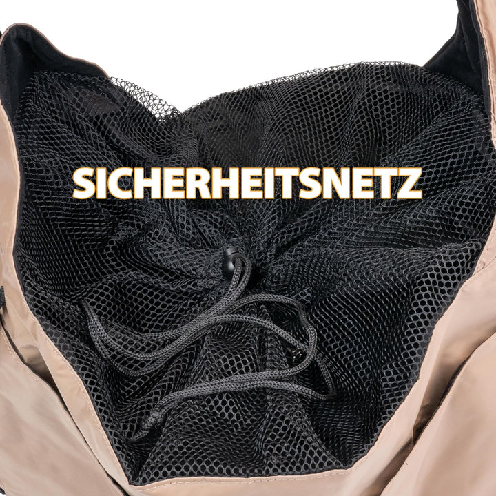 Ferplast Hundetasche Safari, Tansportbox Katze, Hundebox, Verstellbarer Schultergurt, Sicherheitsgur