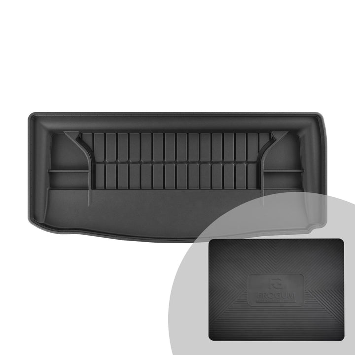 FROGUM ProLine 3D Gummimatte Exklusive Auto Kofferraummatte Kofferraumwanne für Tesla Model S ab 201