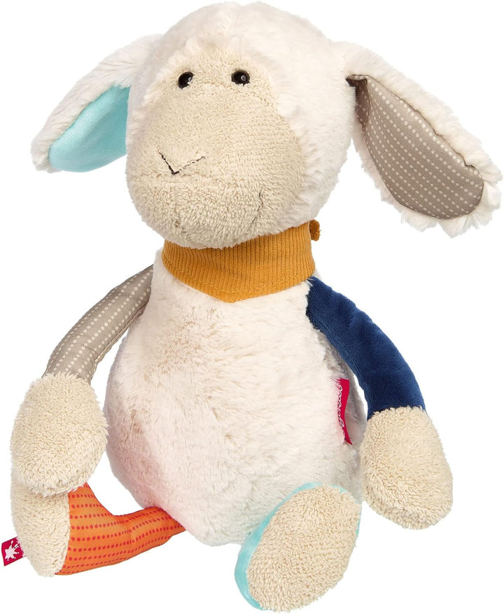 SIGIKID 42856 Stofftier Schaf Patchwork Sweety Kuscheltier zum Spielen & Schmusen aus weichem Materi