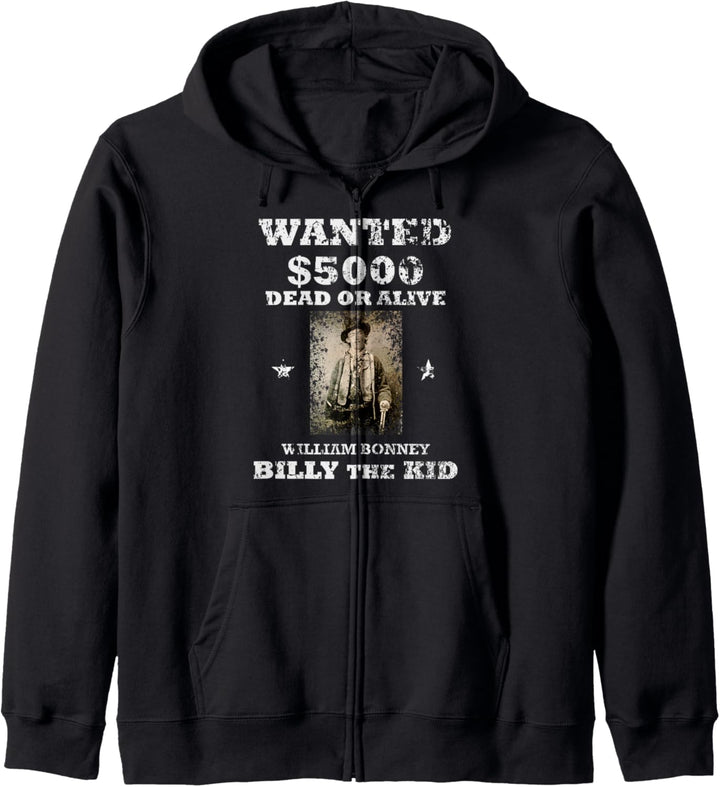 WILD WEST AMERICAN OUTLAW : Billy the Kid Kapuzenjacke