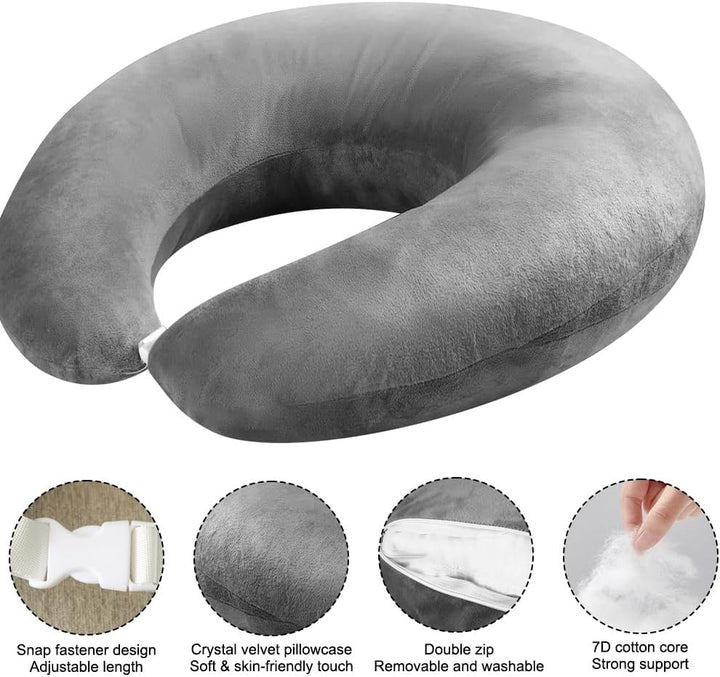 Ergonomisches Kissen, Multifunktion Armstütze, Waschbarer Bezug, U-förmige Beckenkissen, Armstützkis