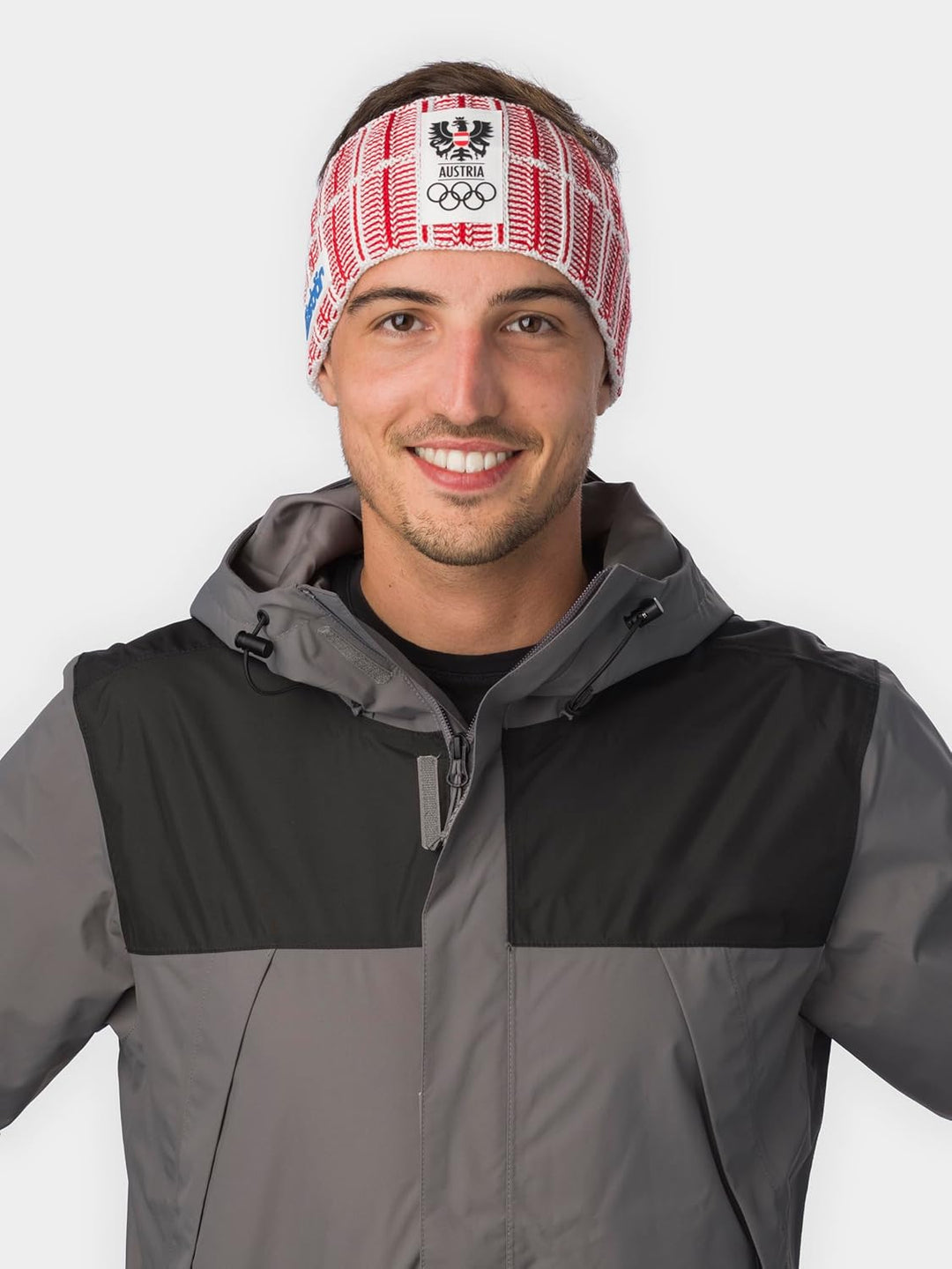 Eisbär Stirnband Herren &amp; Damen Milano Rot - Merino Headband für Frauen - Haarband mit Fleece schütz
