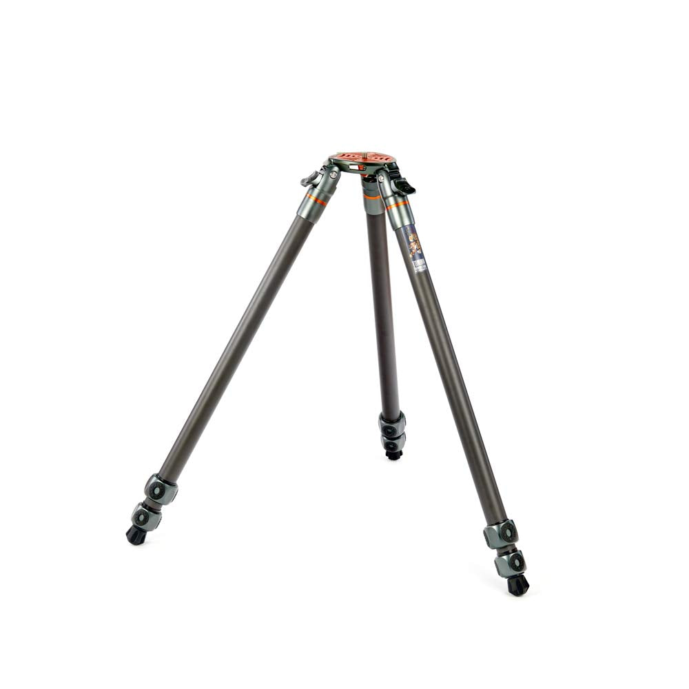 3 Legged Thing Legends Tommy Stativ aus Carbon – Verstellbares Kamerastativ mit 3 Segmenten und 3 ab