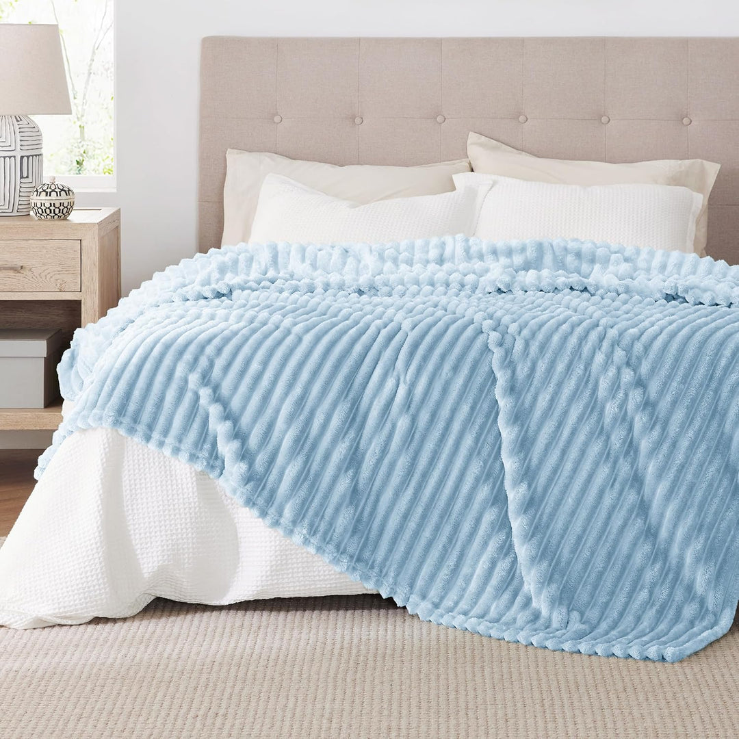 BEDSURE kuscheldecke 220x240 für Zimmer Deko - Tagesdecke, Wolldecke & Fleecedecke, Sofadecke, Weich