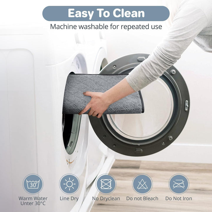 2PCS Waschbar Welpen Unterlagen Haustier, 70x100cm Schnell Absorbierend Haustier Hygieneunterlage, W