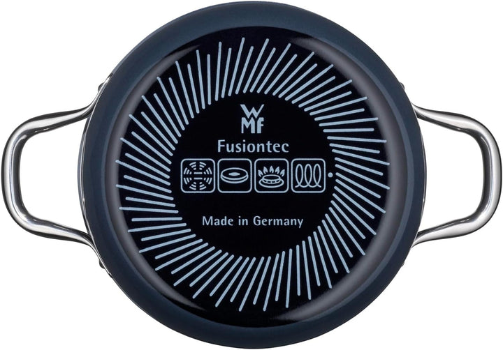 WMF Fusiontec Essential Kochtopf klein 16 cm Glasdeckel, Fleischtopf Induktion, 2,0l, kleiner Topf K