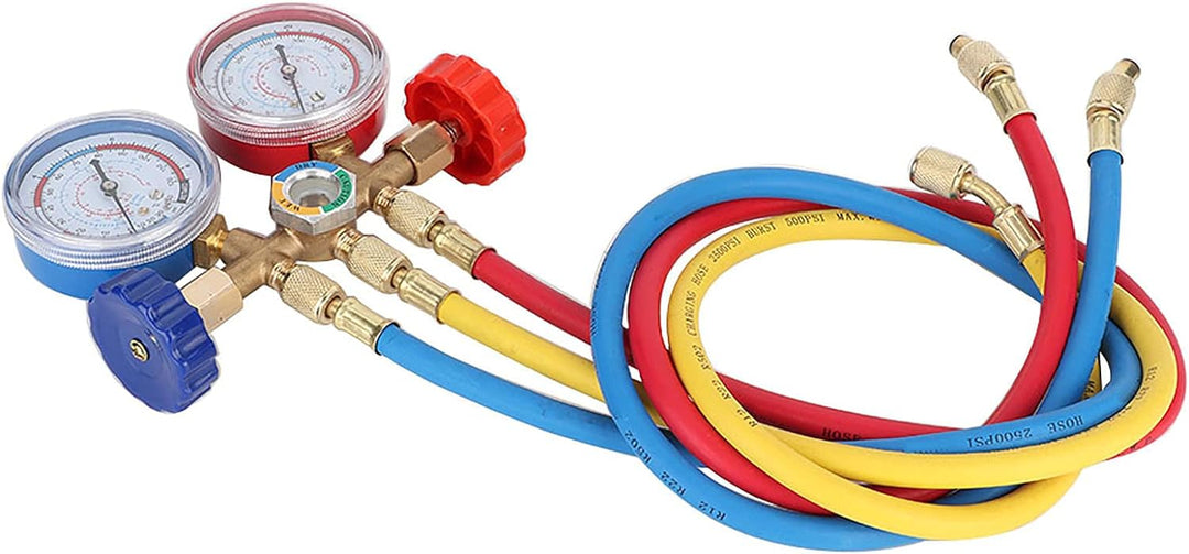 Vakuumpumpe Manifold Gauge Set, Fydun Kältemittel Klimaanlagen Werkzeuge AC Diagnose Manifold Anzeig