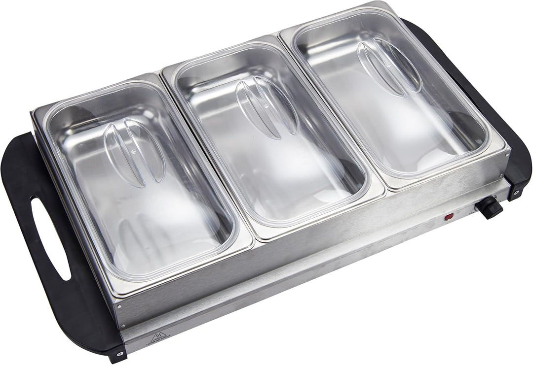 Stay Hot SH 4.1, XXL, 2-in-1 Buffetwärmer & Warmhalteplatte, 200 Watt, Ideale Lösung für Buffets, Pa