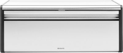 Brabantia Brotkasten Frontklappe, matt steel FPP, Mattiert Matt Steel Fingerprint Proof, Matt Steel