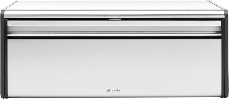 Brabantia Brotkasten Frontklappe, matt steel FPP, Mattiert Matt Steel Fingerprint Proof, Matt Steel