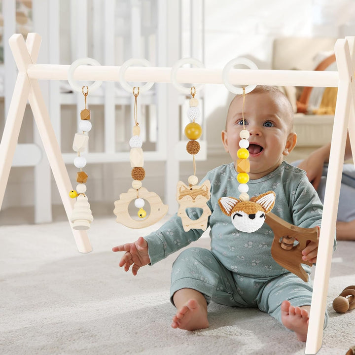 Spielbogen Baby Spielzeug ab 0 Monate 4 Stück Spielebogen Babies Toys Spielbögen Baby Gym Anhänger H