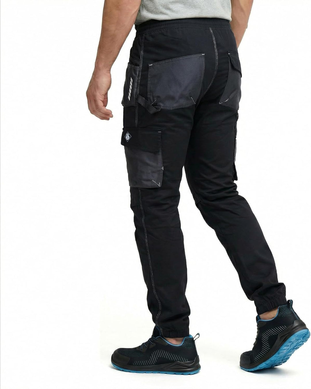 DINOZAVR Revolt Sport Stretch Herren Hose - Stretch Herren Arbeitshose - elastische Männer Bundhose