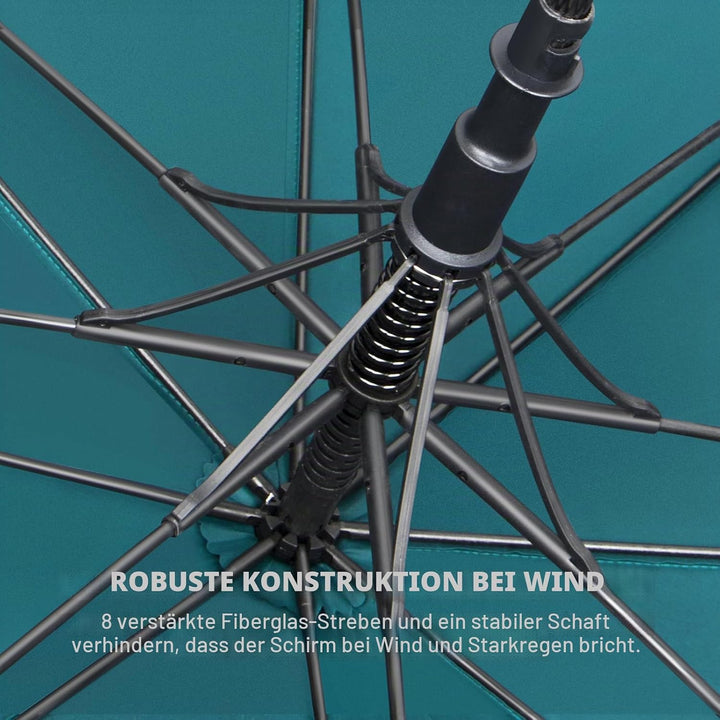 NINEMAX Regenschirm Gross Sturmfest,Golf Stockschirm Automatik Auf,L/XL/XXL Regenschirm für Herren D
