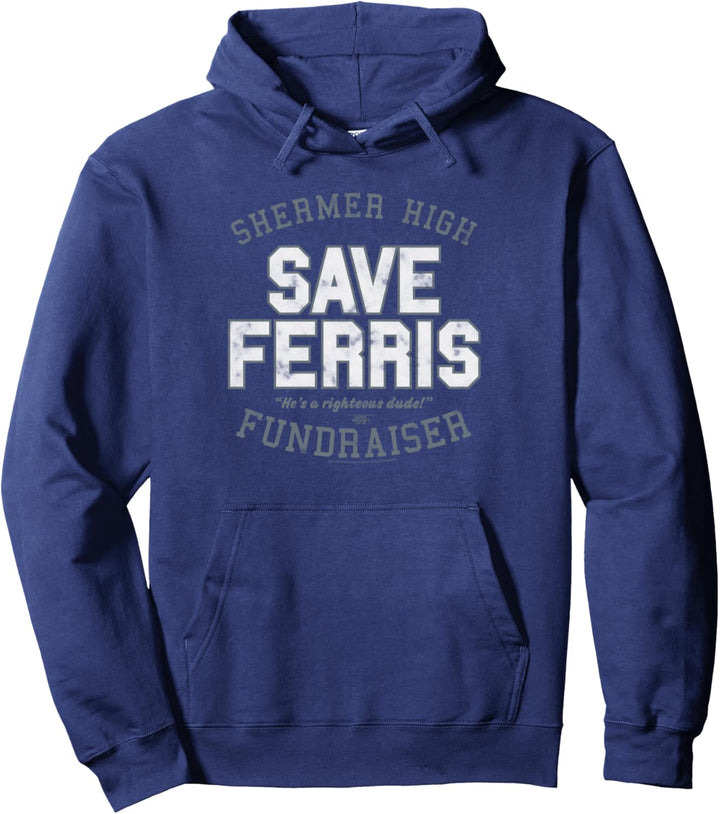 Ferris Bueller's Day Off Shermer High Save Ferris Pullover Hoodie