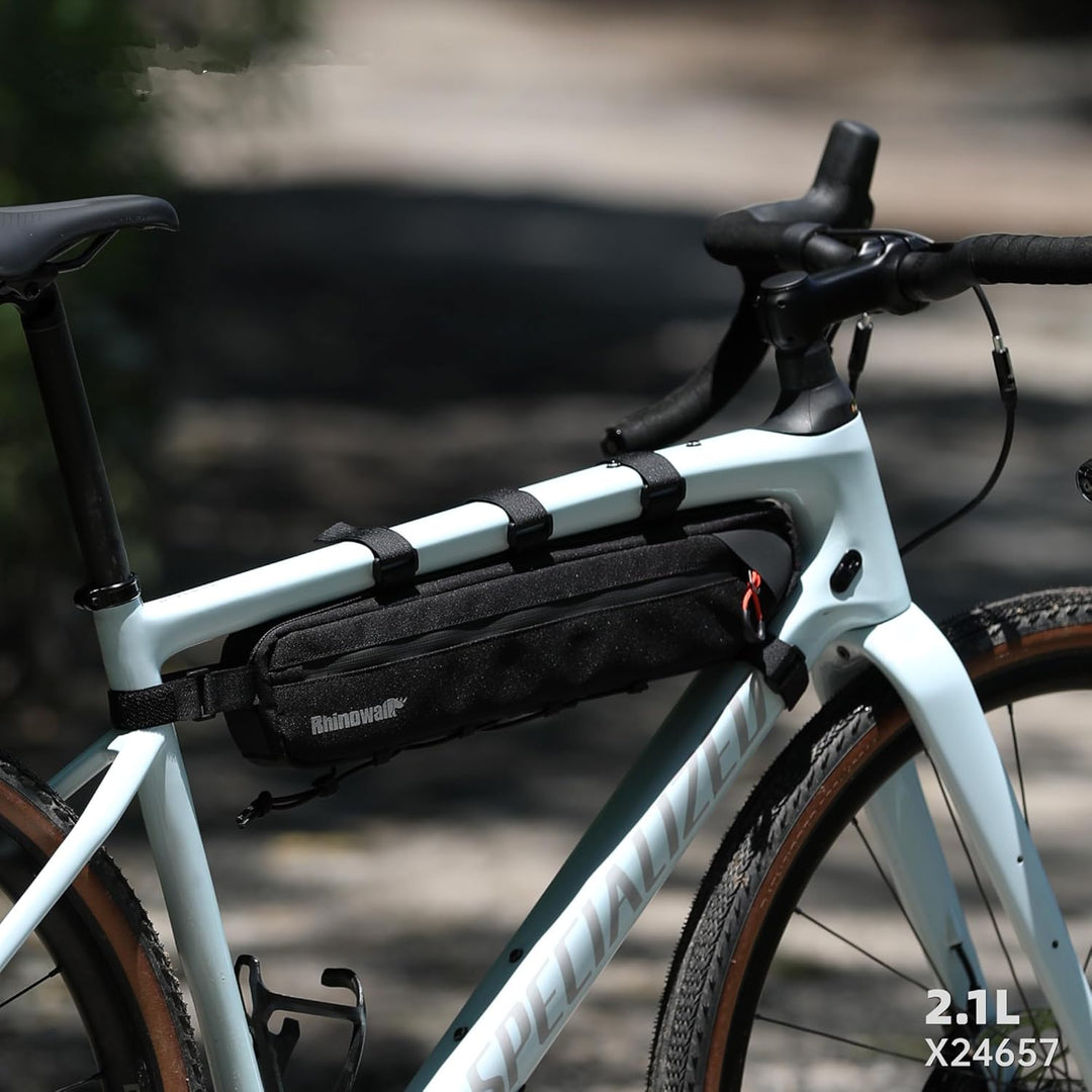 Rahmentasche Fahrrad Fahrradtasche Rahmen grosses Fassungsvermögen Dreiecktasche Rohrtasche Triangel