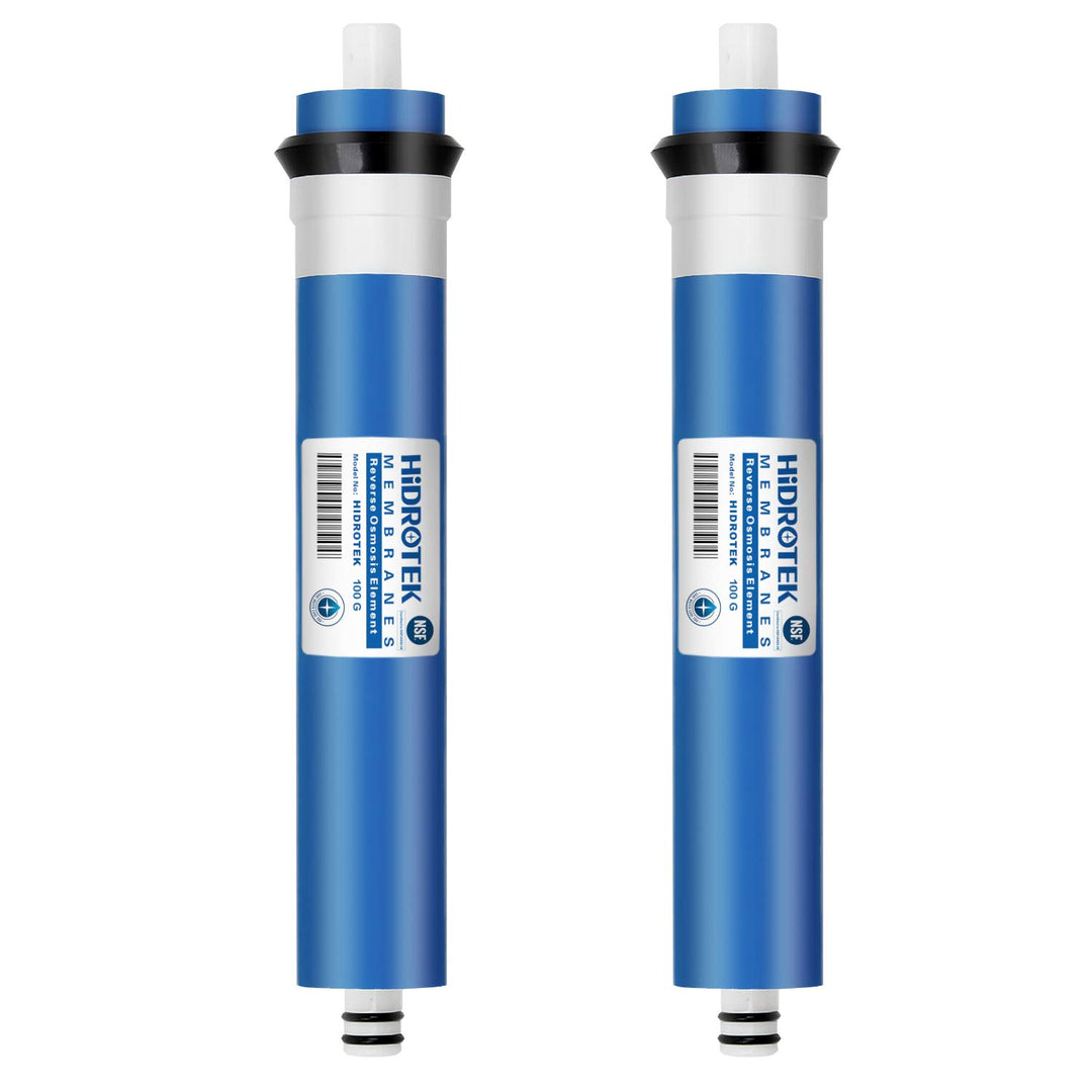 Universell Kompatibel 100 GPD Umkehrosmose RO Membran Ersatz-NSF Zertifiziert (2) 100GPD (2Pcs), 100