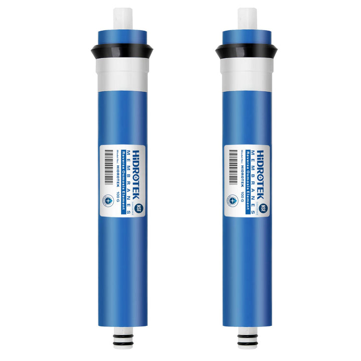 Universell Kompatibel 100 GPD Umkehrosmose RO Membran Ersatz-NSF Zertifiziert (2) 100GPD (2Pcs), 100