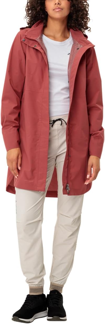 VAUDE Women's Mineo 2.5L Coat - Regenmantel für Damen - wasserdicht, winddicht und atmungsaktiv 34 b