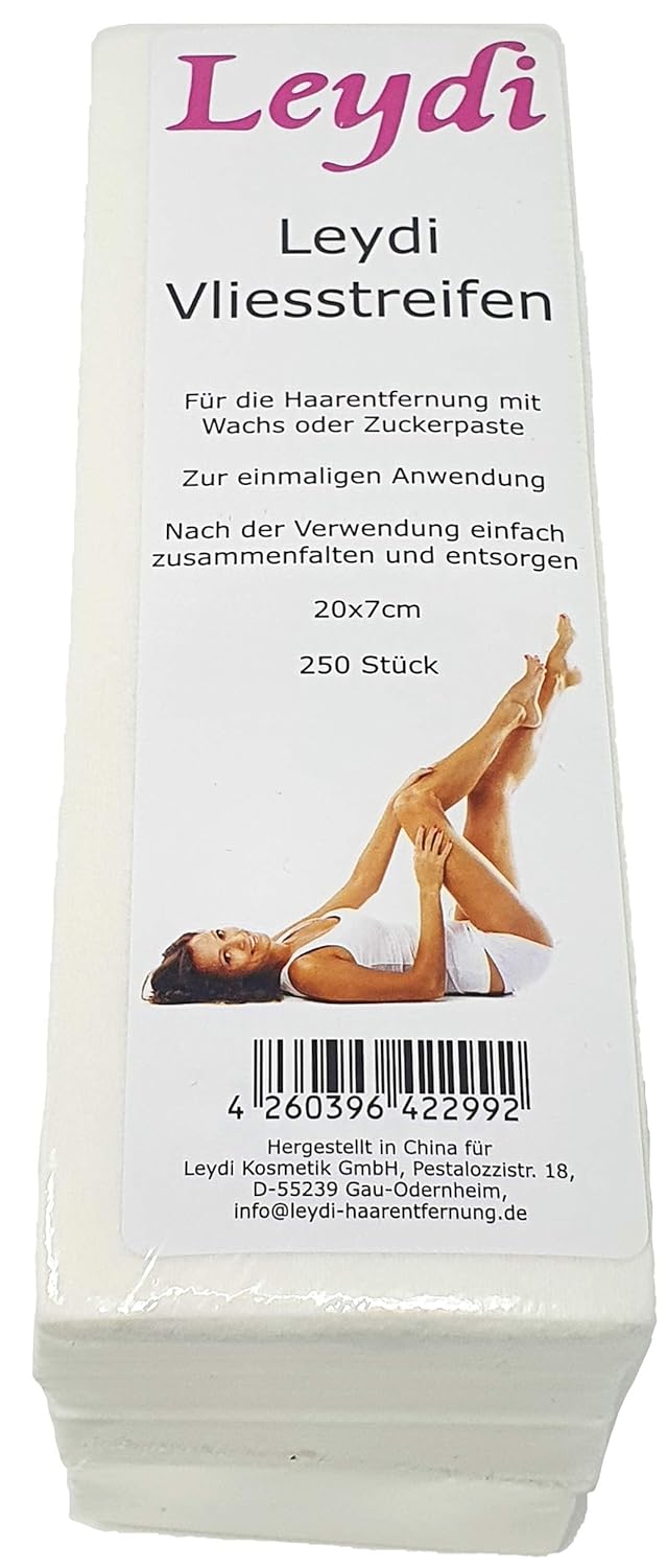 NEU: SPARANGEBOT 1000 Leydi Vliesstreifen - für die Haarentfernung mit Warmwachs und Zuckerpaste