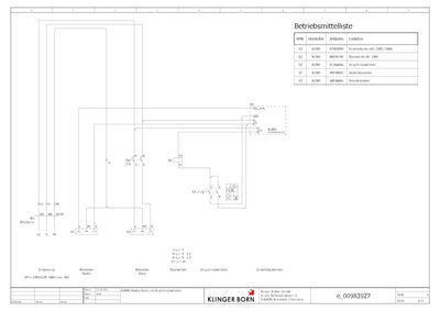 KlingerBorn Einschaltautomatik 1Ph-230V, mit Wahlschalter Hand-Aus-Auto, feste Verzögerungszeiten, 3