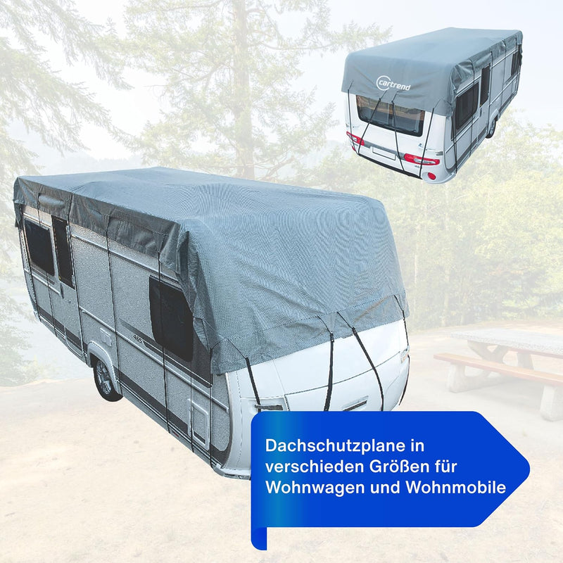 cartrend Caravan Dachschutzplane Plane Dachplane Dachschutz Caravan Schutzhülle Abdeckplane Dachschu