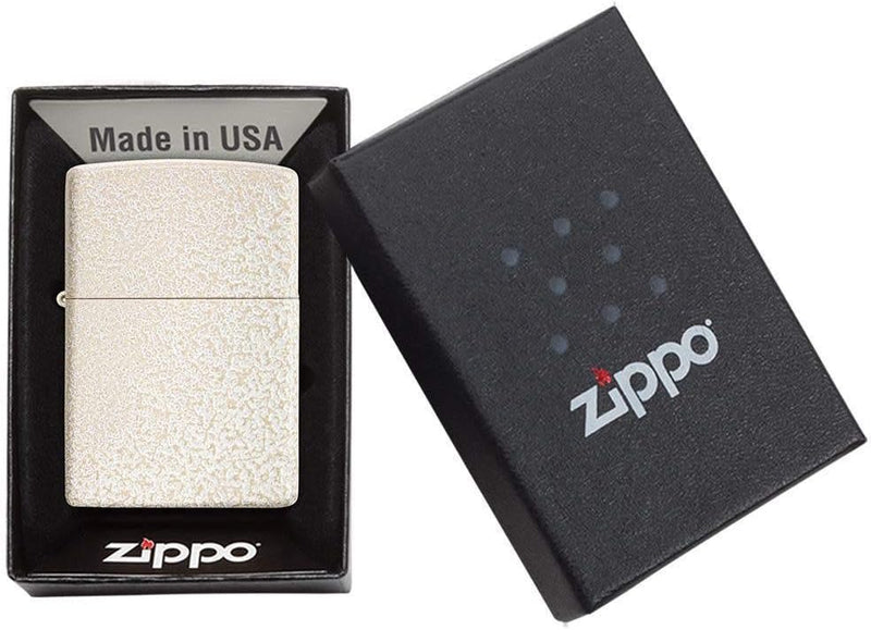 Zippo Mattes Taschenfeuerzeug Ohne Logo Quecksilberglas, Ohne Logo Quecksilberglas