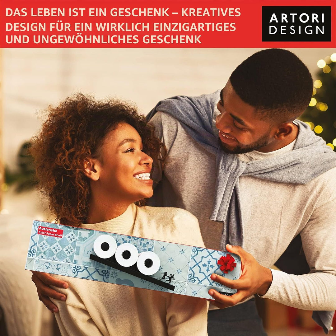 Schwebender Regal Toilettenpapierhalter – Toiletenpapierrollenhalter Wandhalterung für Papierrollen