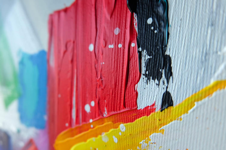 Monica Mirafiori I 100% HANDGEMALT I Gemälde Traum 90x60cm | Gemälde Handgemalt | Acrylgemälde | Seh