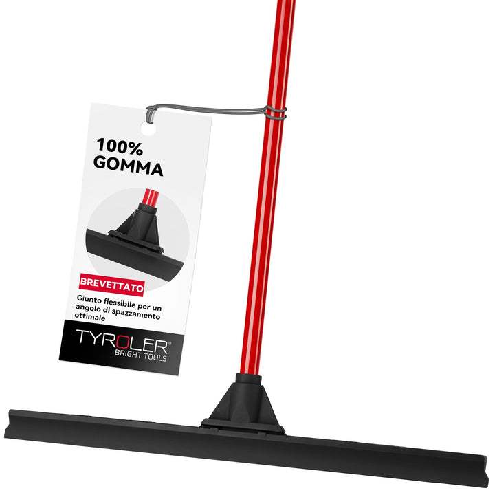 Tyroler Bright Tools Wasserabzieher/Wasserschieber mit extra langlebigem und extra breitem 60cm Gumm