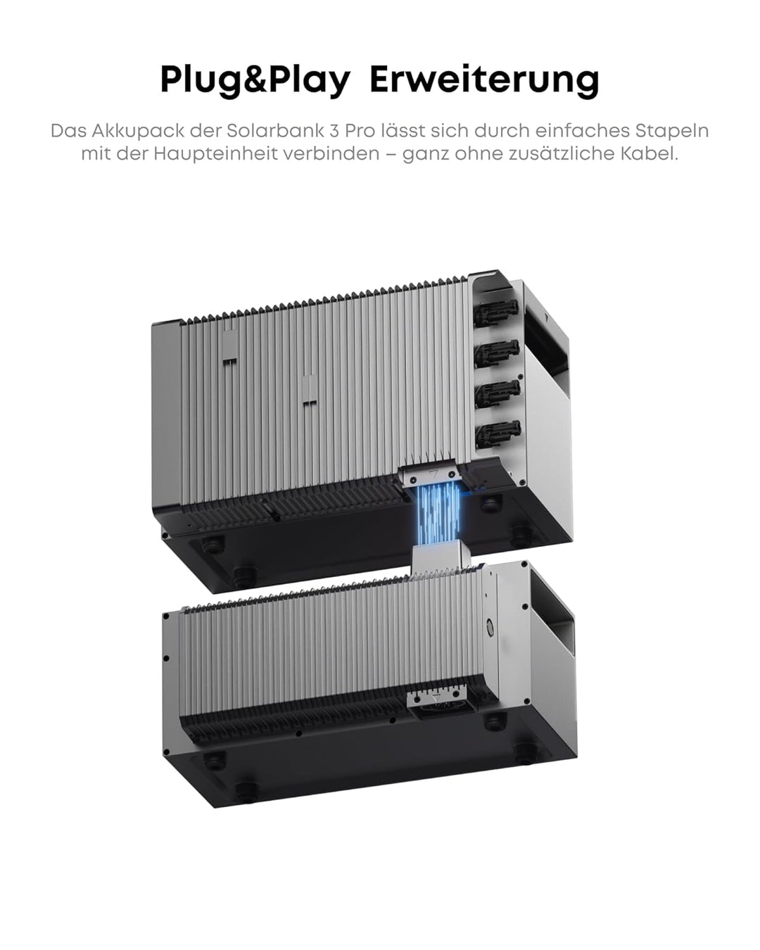 Anker SOLIX BP2700, Balkonkraftwerk mit Speicher, Erweiterungsakku für Solarbank 3 Pro, Kapazität 2,